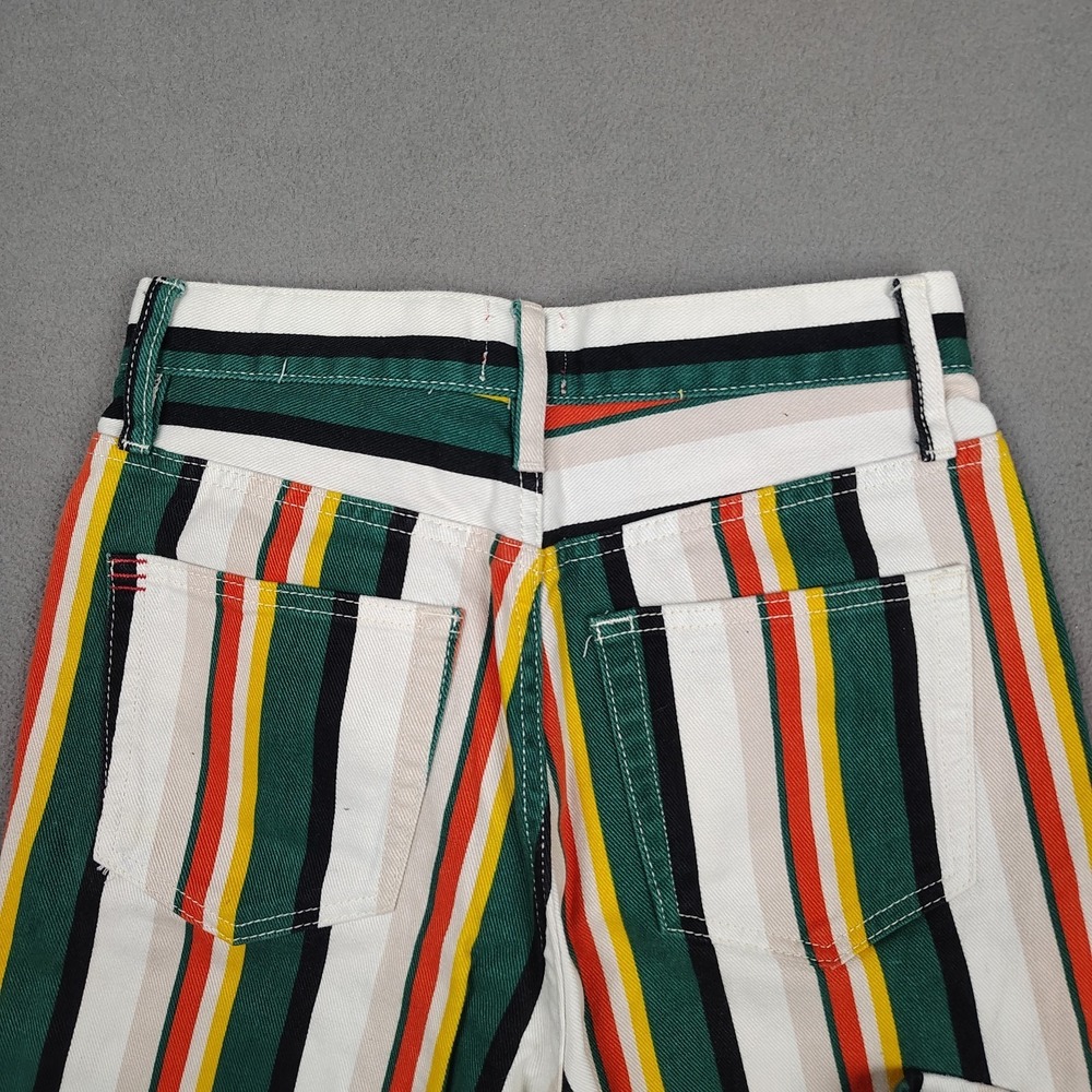 BDG Bell Bottom Jeans Women‎ 26 Colorful Striped Hippie Festival Flare Leg 26x29 - Picture 10 of 11